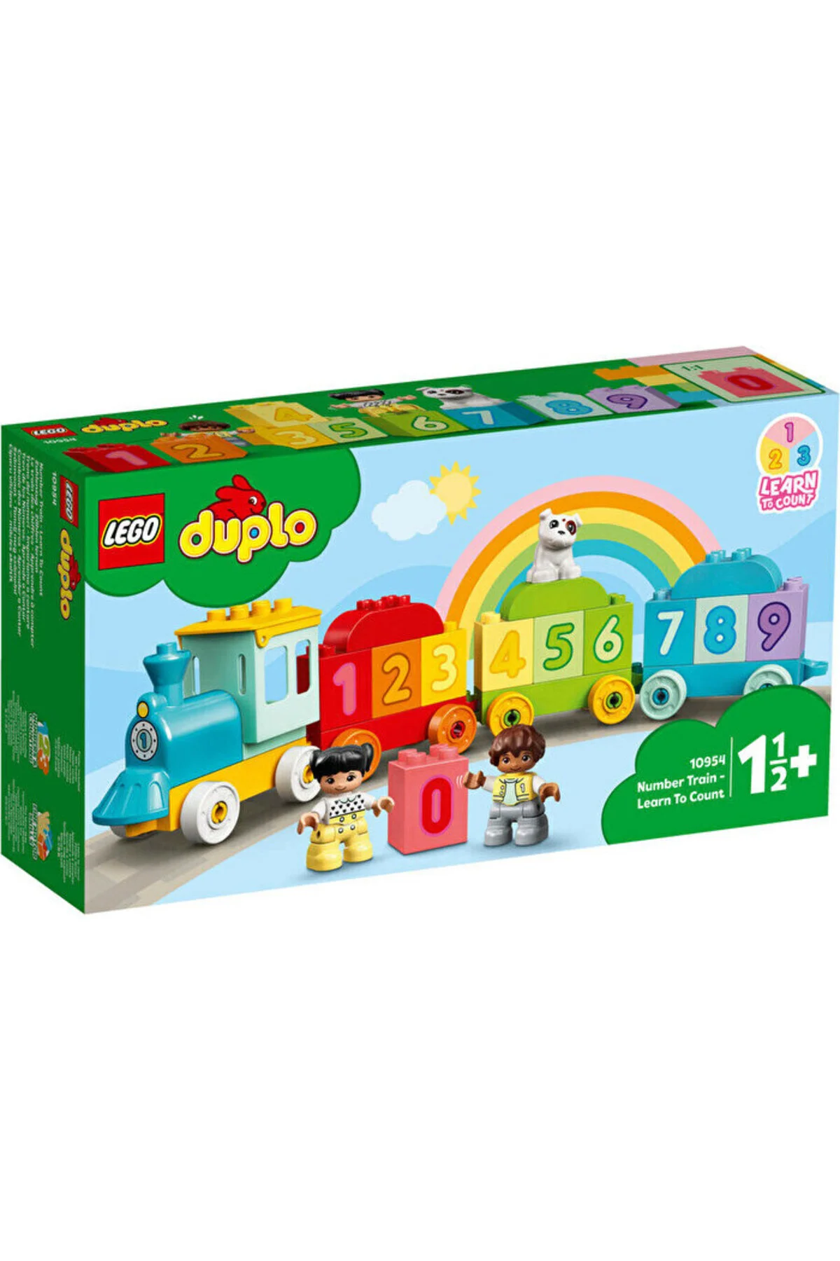 اسباب بازی های دیگر DUPLO FIRST NUMBER TRAIN یاد بگیرید که 10954 بشمارید اورجینال LEGO