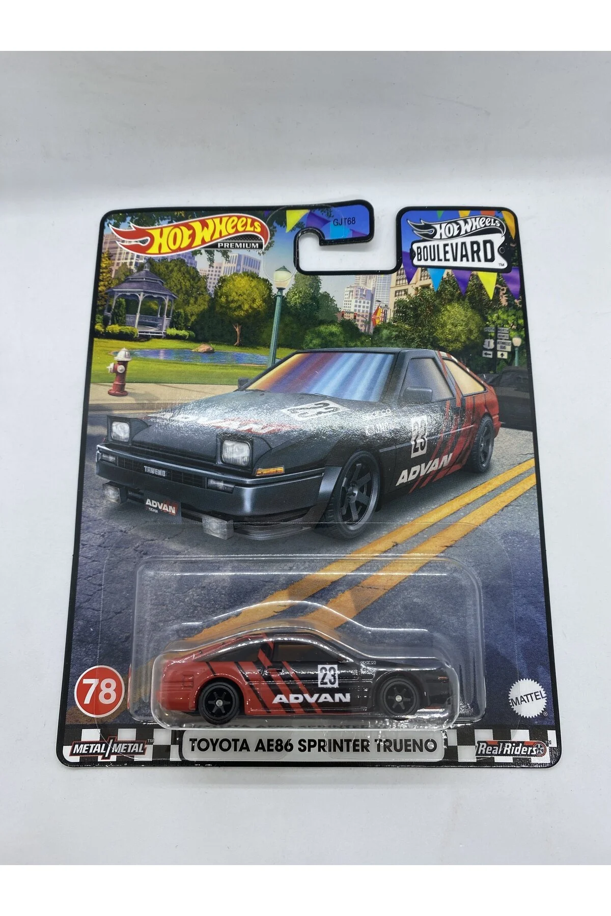 اسباب بازی های دیگر PREMIUM TOYOTA AE86 SPRINTER TRUENO ADVAN هات ویلز اورجینال HOT WHEELS