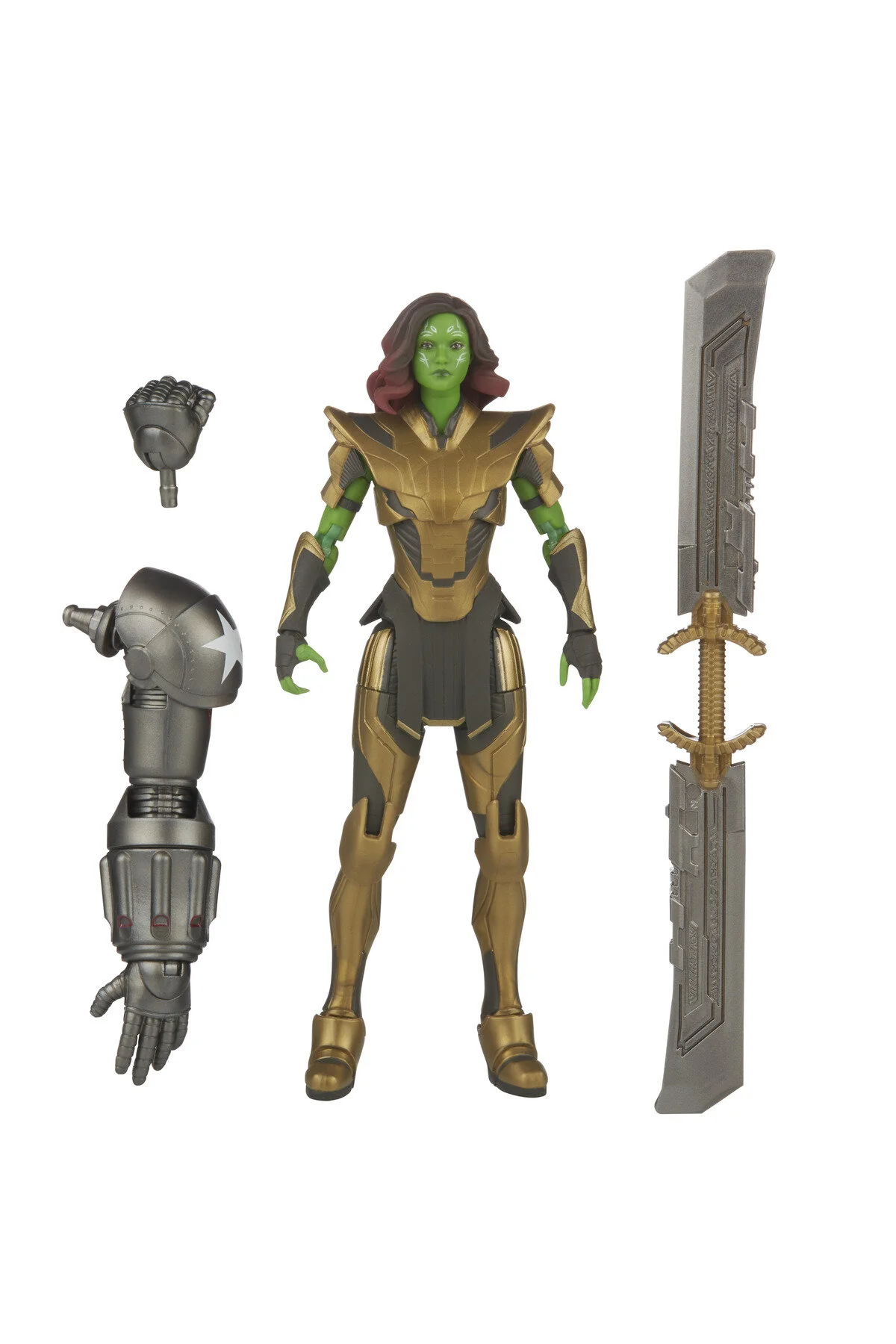 فیگور بنفش چه می شود اگر ؟ Marvel Legends Warrior Gamora Hydra Stomper Baf  Hasbro
