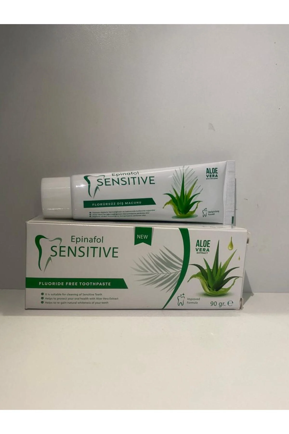 خمیردندان خمیر دندان 6 بسته آلوئه ورا اورجینال Epinafol Sensitive