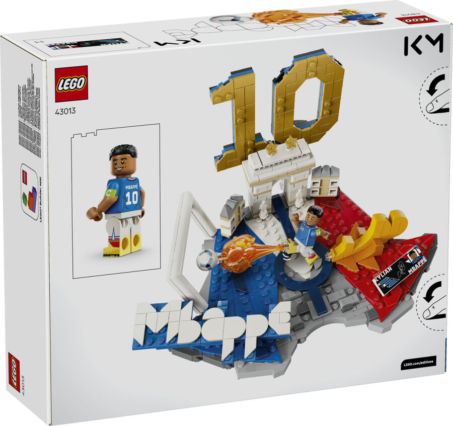 مجموعه ساختنی و نمایشی لحظات فراموش‌نشدنی کیلیان امباپه از لگو LEGO، سری ادیشنز، مدل 43013، ۴۹۰ قطعه