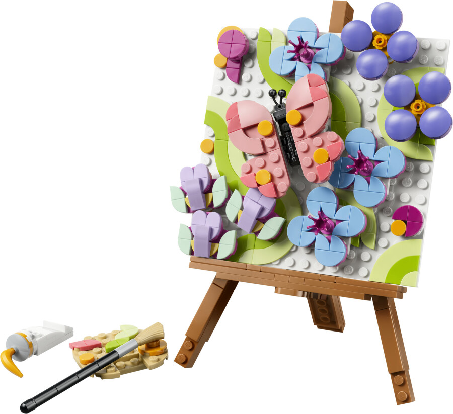 مجموعه ساختنی لگو LEGO کریتور ۳ در ۱ مدل 31390، تابلوی گل‌دار، ۳۴۸ قطعه، حداقل سن ۸ سال