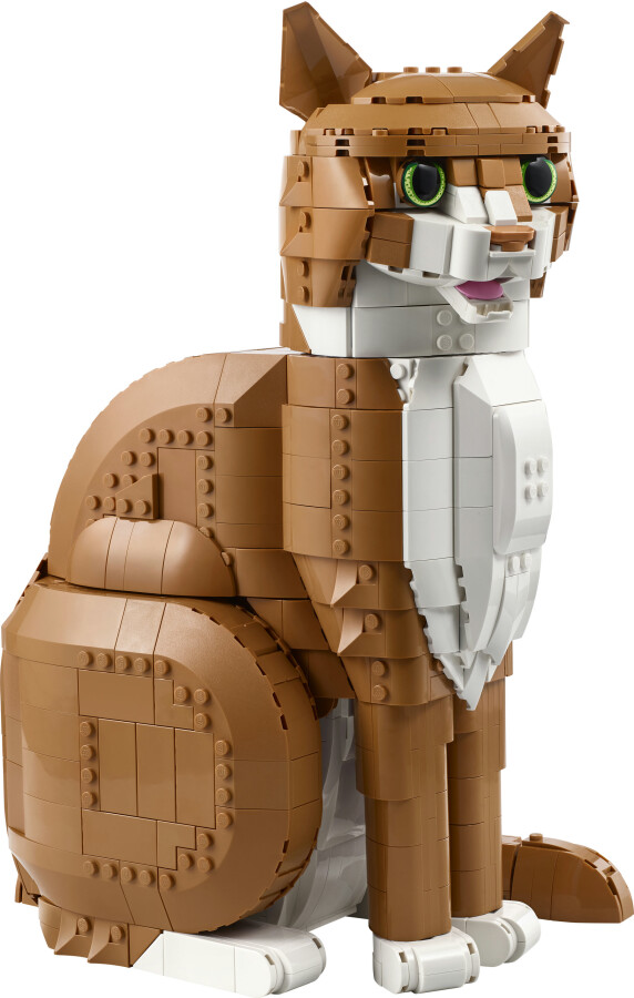 مجموعه ساختنی و نمایشی لگو LEGO آیدیا Ideas گربه نارنجی مدل 21376، ۱۷۵۵ قطعه، حداقل سن ۱۸ سال