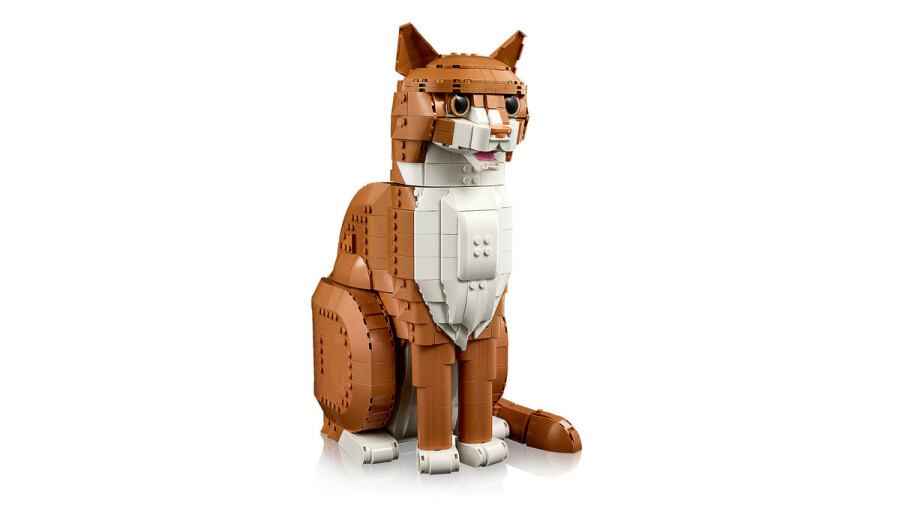 مجموعه ساختنی و نمایشی لگو LEGO آیدیا Ideas گربه نارنجی مدل 21376، ۱۷۵۵ قطعه، حداقل سن ۱۸ سال
