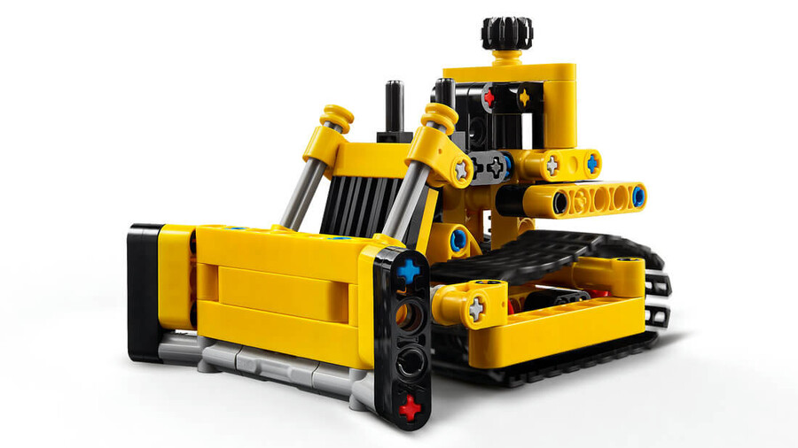 مجموعه ساختنی لگو LEGO تکنیک بولدوزر سنگین مدل 42163، ۱۹۵ قطعه، حداقل سن ۷ سال