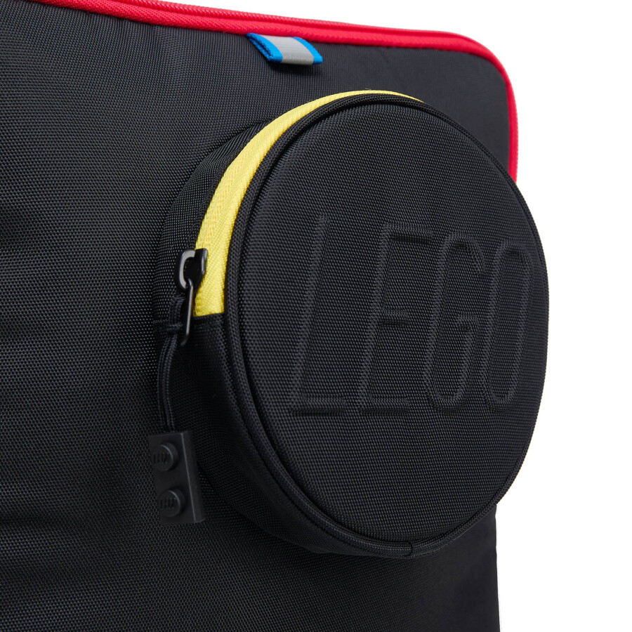 کوله‌پشتی طرح قطعه ساخت 1x2 لگو LEGO سری آیکونیک، مدل 20204B-0354، مشکی و چندرنگ، ۱۸ لیتر