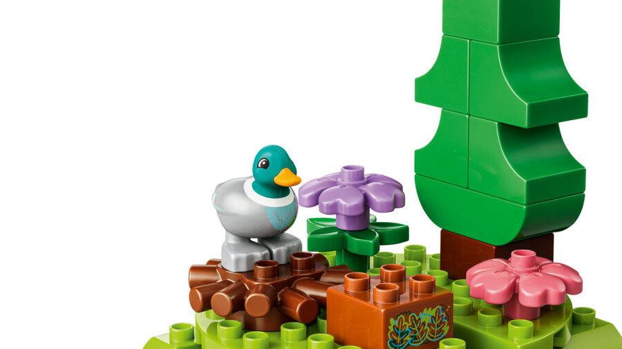 مجموعه ساختنی جنگل اکتشافی حیوانات وحشی لگو LEGO دوپلو DUPLO مدل 10480، ۱۳۱ قطعه، حداقل سن ۳ سال