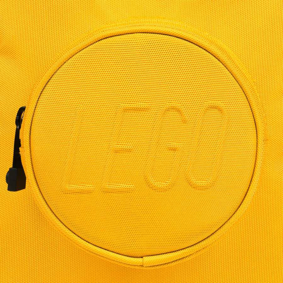 کوله‌پشتی کودک لگو LEGO سری آیکونیک مدل 20206B-0024 با طرح قطعه ساخت 1x1، زرد، ظرفیت ۷ لیتر
