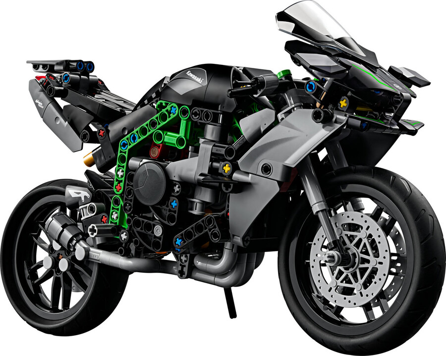 مجموعه ساختنی لگو LEGO تکنیک Technic موتورسیکلت کاوازاکی Kawasaki Ninja H2R مدل 42170، ۶۴۳ قطعه