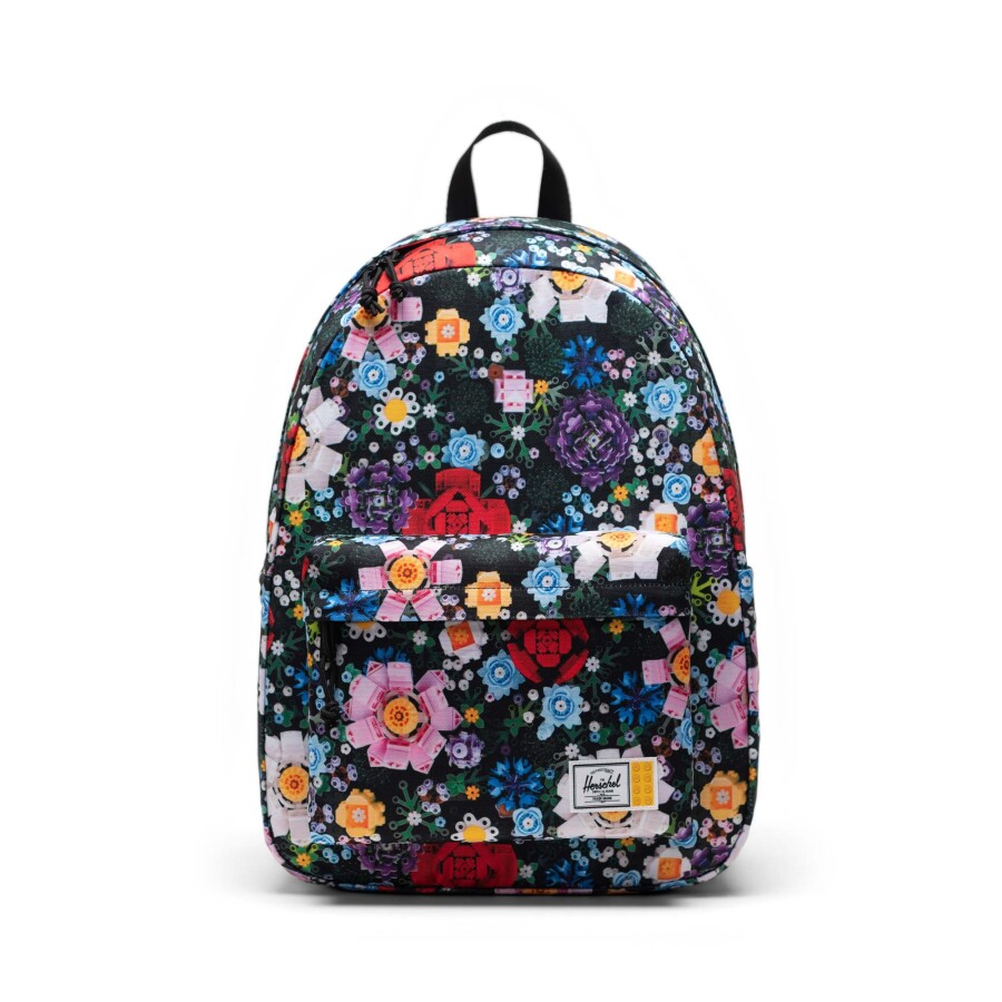 کوله‌پشتی لگو LEGO هیرشل Herschel Classic مدل 11603-07029 با ظرفیت ۲۶ لیتر و طرح گل‌دار