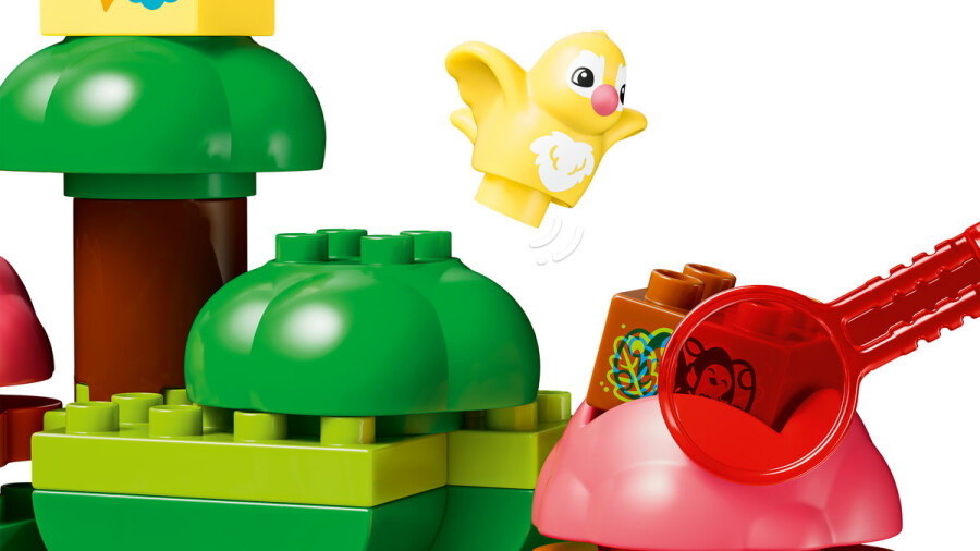 مجموعه ساختنی جنگل اکتشافی حیوانات وحشی لگو LEGO دوپلو DUPLO مدل 10480، ۱۳۱ قطعه، حداقل سن ۳ سال