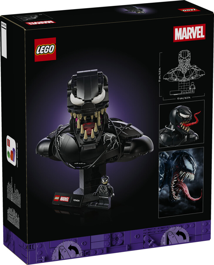 مجموعه ساختنی نیم‌تنه ونوم، لگو LEGO Marvel مدل 76356، ۴۱۳ قطعه، حداقل سن ۱۸ سال