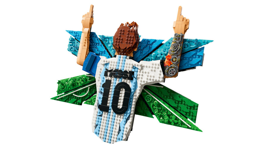 مجموعه ساختنی دیواری لیونل مسی لگو LEGO ادیشنز مدل 43018، ۱۴۲۷ قطعه، حداقل سن ۱۴ سال