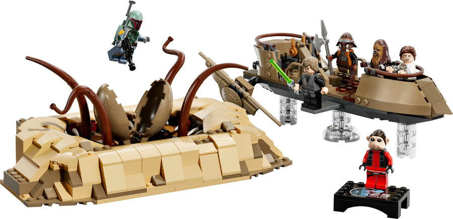 مجموعه ساختنی لگو LEGO جنگ ستارگان مدل 75396، اسکِیف صحرایی و گودال سارلاک، ۵۵۸ قطعه
