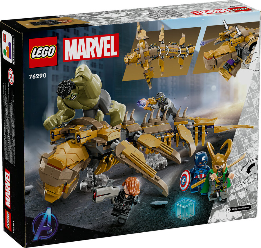 مجموعه ساختنی لگو LEGO مارول Marvel اونجرز در برابر لویاتان مدل 76290، ۳۴۷ قطعه