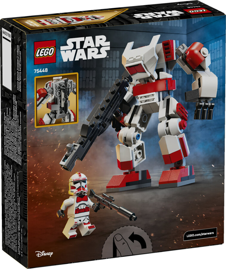 مجموعه ساختنی لگو LEGO جنگ ستارگان Star Wars مدل 75448، ربات کلون شوک تروپر، ۱۵۱ قطعه