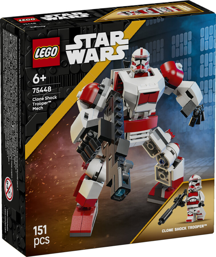 مجموعه ساختنی لگو LEGO جنگ ستارگان Star Wars مدل 75448، ربات کلون شوک تروپر، ۱۵۱ قطعه