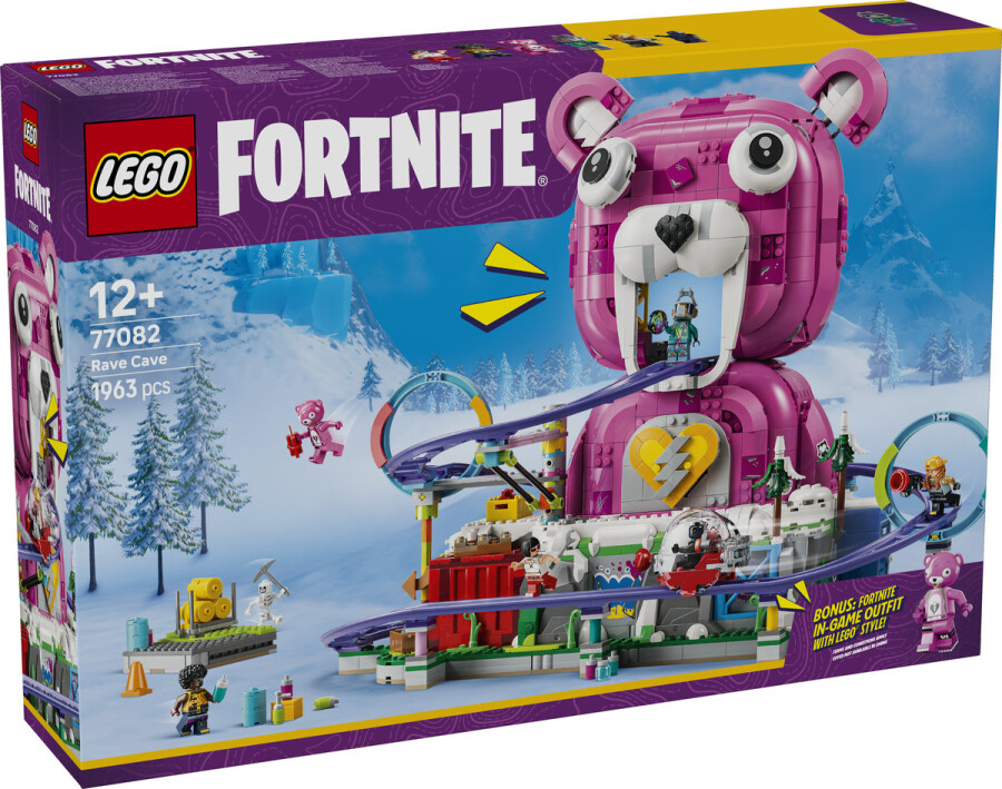 مجموعه ساختنی غار موسیقی 77082، لگو LEGO فورتنایت Fortnite، ۱۹۶۳ قطعه، حداقل سن ۱۲ سال