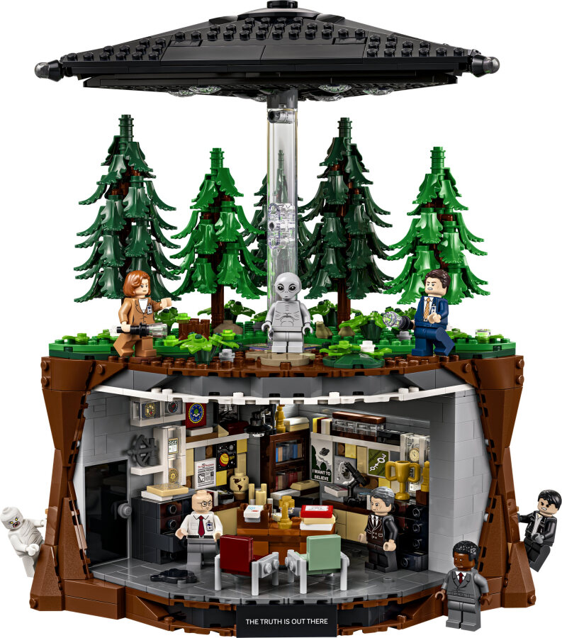 مجموعه ساختنی لگو LEGO Ideas مدل 21369 The X-Files، ۱۴۷۸ قطعه با ۸ مینی‌فیگور