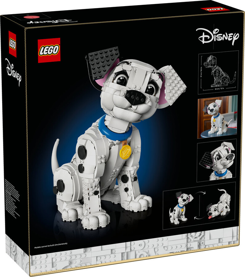 مجموعه ساختنی لگو LEGO دیزنی Disney توله‌سگ ۱۰۱ سگ خالدار مدل 43269، ۱۷۲۲ قطعه، حداقل سن ۱۸ سال