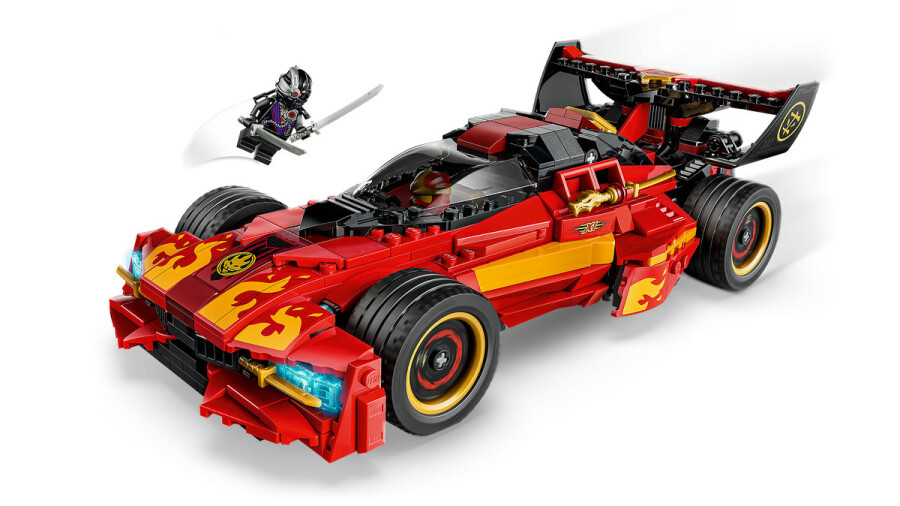 مجموعه ساختنی خودروی توربو نینجا X-1، لگو LEGO نینجاگو NINJAGO مدل 71867، ۶۹۱ قطعه، حداقل سن ۱۴ سال