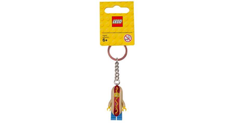 جاکلیدی مینی‌فیگور هات‌داگ گای لگو LEGO آیکونیک Iconic مدل 853571، حداقل سن ۶ سال