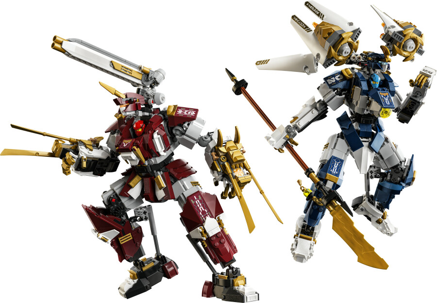 مجموعه ساختنی ربات‌های تایتان دوقلو نینجاگو NINJAGO، لگو LEGO مدل 71870، ۱۷۰۷ قطعه، حداقل سن ۱۲ سال