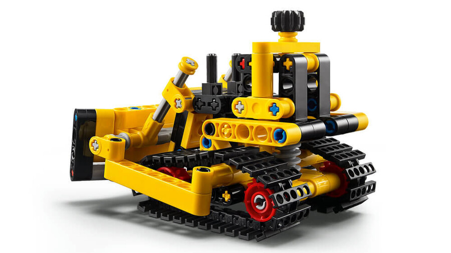 مجموعه ساختنی لگو LEGO تکنیک بولدوزر سنگین مدل 42163، ۱۹۵ قطعه، حداقل سن ۷ سال