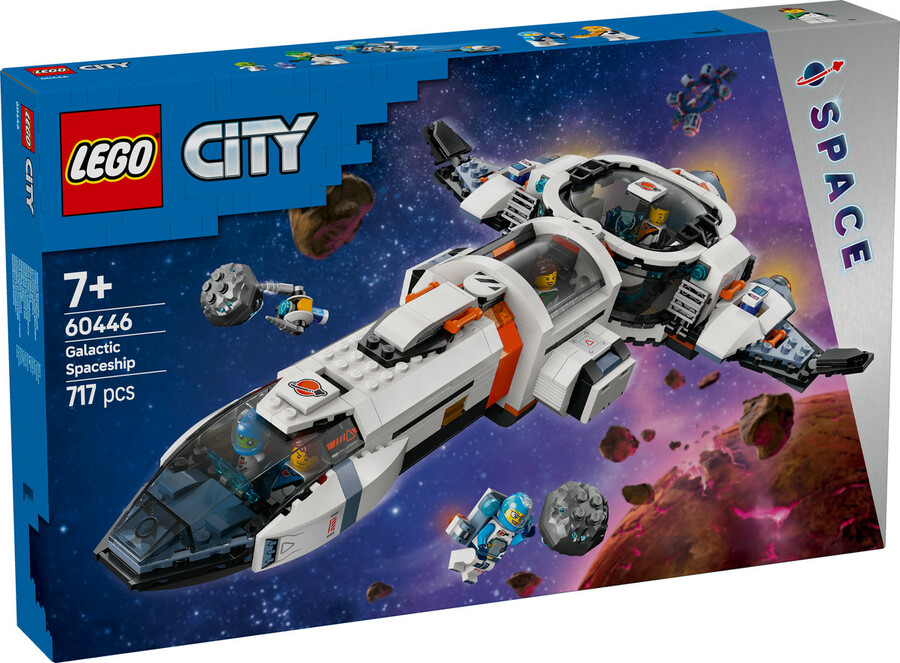 مجموعه ساختنی سفینه فضایی کهکشانی ماژولار لگو LEGO سیتی City مدل 60446، ۷۱۷ قطعه، حداقل ۷ سال