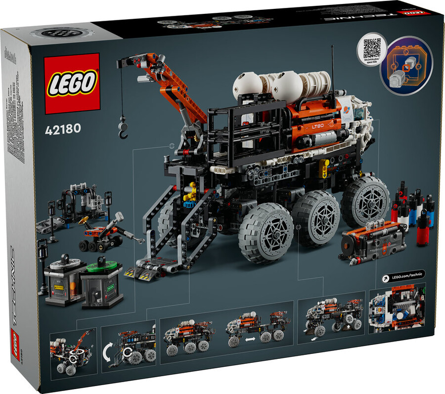 مجموعه ساختنی لگو LEGO تکنیک Technic مدل 42180 وسیله نقلیه اکتشافی تیم مریخ، ۱۵۹۹ قطعه، حداقل سن ۱۱ سال