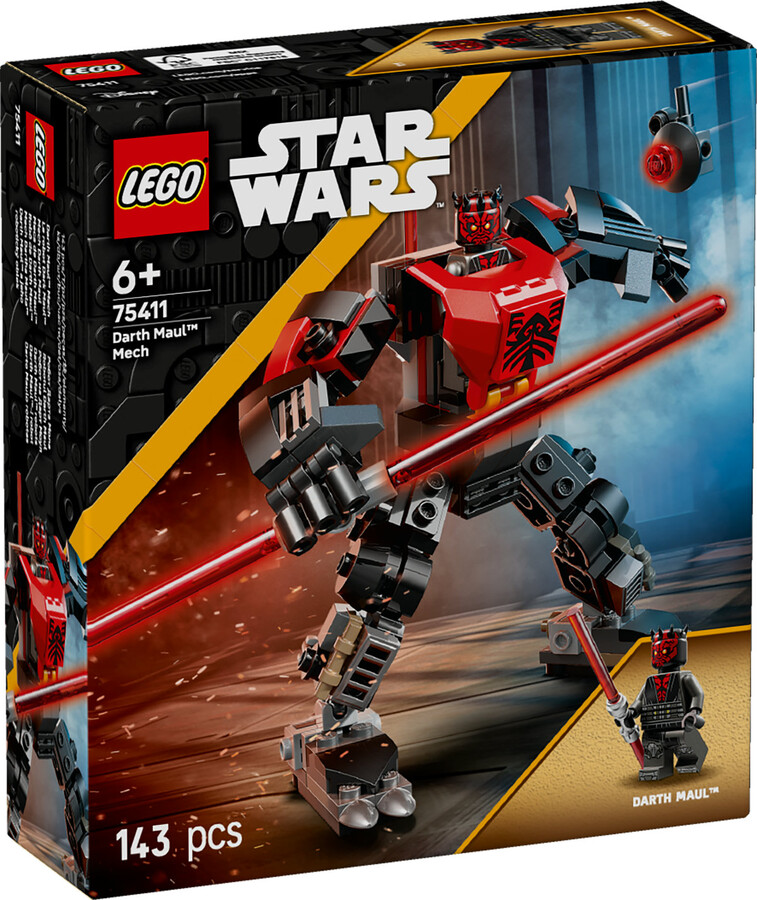 مجموعه ساختنی ربات دارث ماول از لگو LEGO سری استار وارز، مدل 75411، ۱۴۳ قطعه، حداقل سن ۶ سال