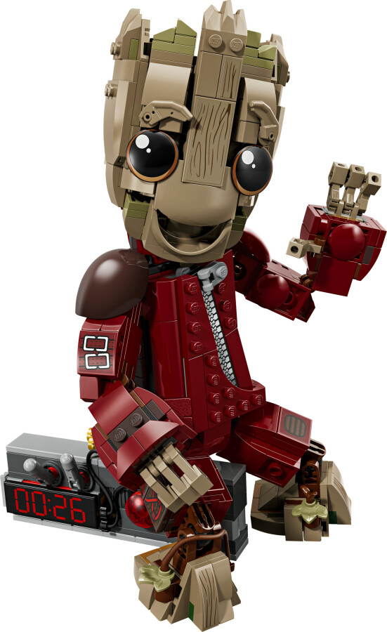 مجموعه ساختنی لگو LEGO مارول Marvel مدل 76341، فیگور گروت با لباس غارتگر، ۶۰۴ قطعه