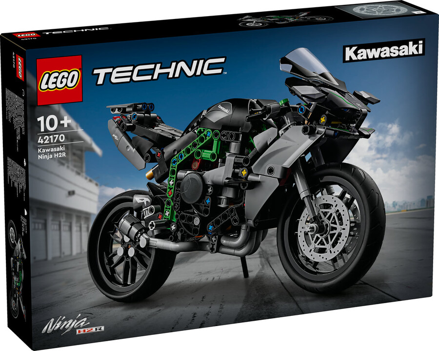 مجموعه ساختنی لگو LEGO تکنیک Technic موتورسیکلت کاوازاکی Kawasaki Ninja H2R مدل 42170، ۶۴۳ قطعه