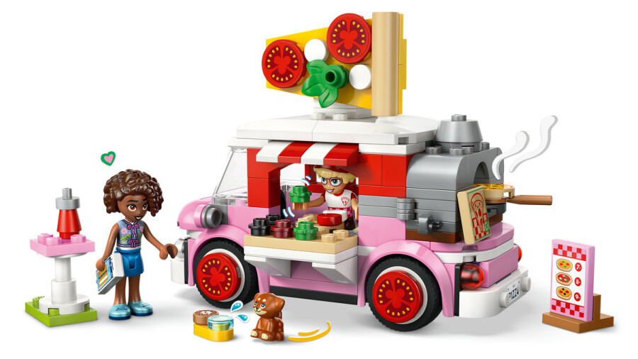 مجموعه ساختنی کامیون پیتزا لگو LEGO فرندز Friends مدل 42694، ۱۹۰ قطعه، حداقل سن ۶ سال