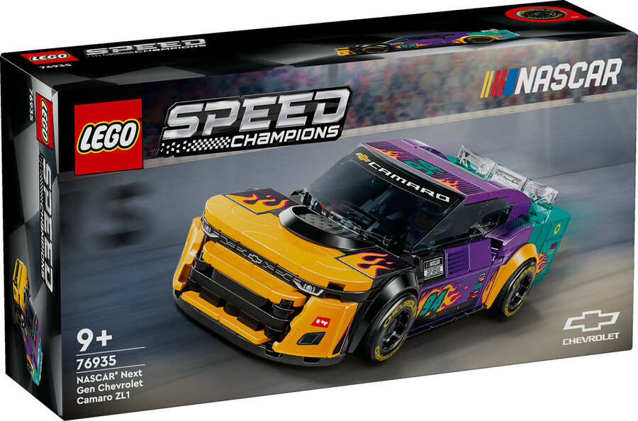 مجموعه ساختنی لگو LEGO اسپید چمپیونز NASCAR شورولت کامارو ZL1 مدل 76935، ۳۲۸ قطعه