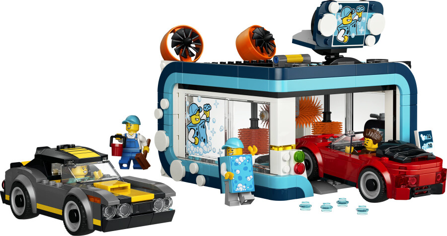 مجموعه ساختنی کارواش خودکار سیتی، لگو LEGO مدل 60497، ۵۸۳ قطعه، حداقل سن ۶ سال