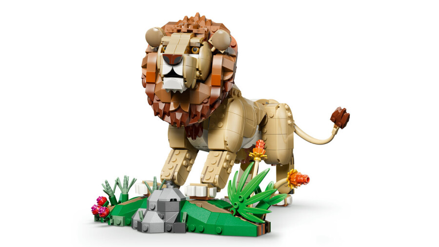 مجموعه ساختنی حیوانات وحشی لگو LEGO کریتور 3 در 1 مدل 31386، شیر باشکوه، ۸۳۹ قطعه