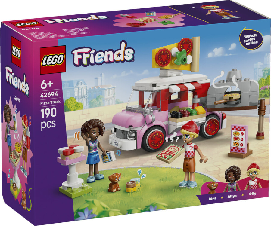 مجموعه ساختنی کامیون پیتزا لگو LEGO فرندز Friends مدل 42694، ۱۹۰ قطعه، حداقل سن ۶ سال