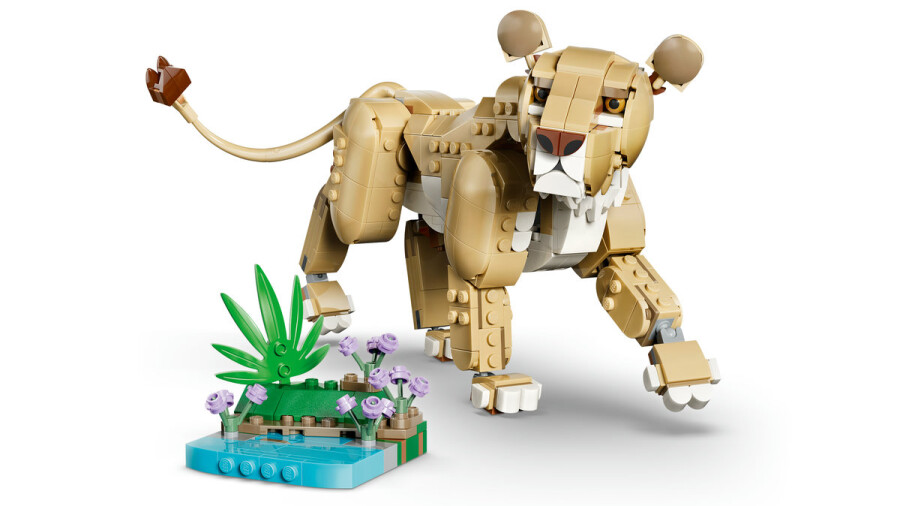 مجموعه ساختنی حیوانات وحشی لگو LEGO کریتور 3 در 1 مدل 31386، شیر باشکوه، ۸۳۹ قطعه