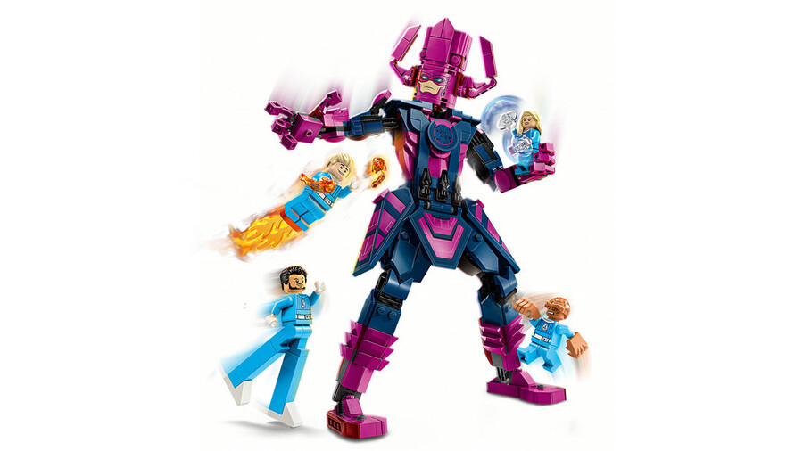 مجموعه ساختنی لگو LEGO مارول Marvel مدل 76316، چهار شگفت‌انگیز در برابر گالاکتوس، ۴۲۷ قطعه
