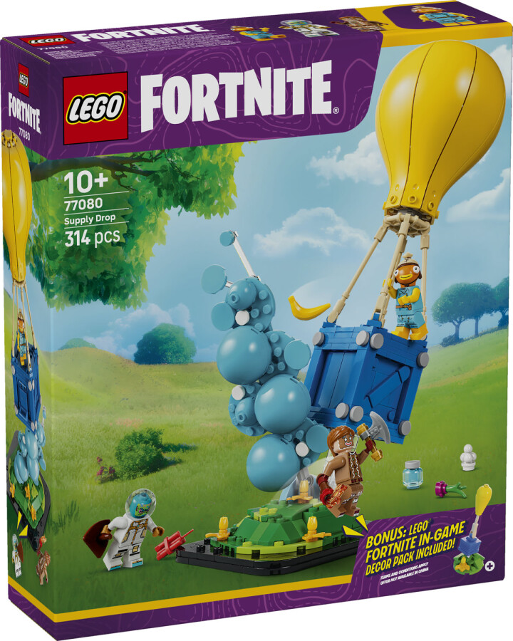 مجموعه ساختنی محموله مهمات فورتنایت Fortnite، لگو LEGO مدل 77080، ۳۱۴ قطعه، حداقل سن ۱۰ سال