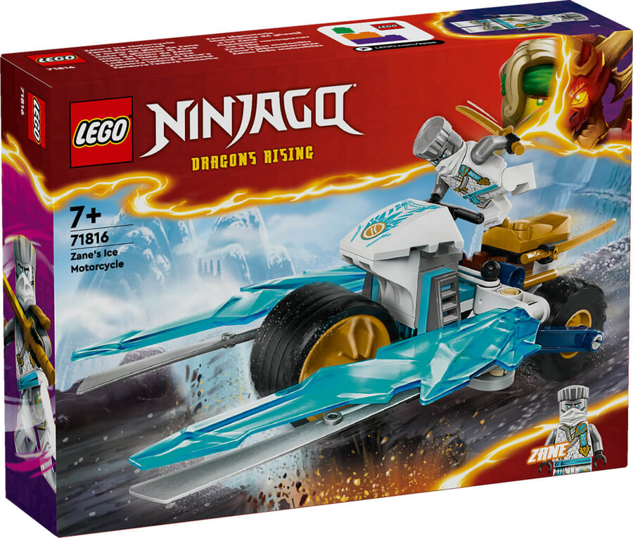 مجموعه ساختنی موتورسیکلت یخی زین لگو LEGO نینجاگو NINJAGO مدل 71816، ۸۴ قطعه