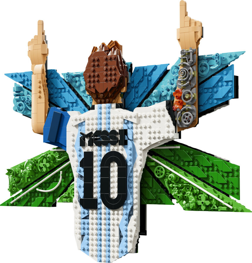 مجموعه ساختنی دیواری لیونل مسی لگو LEGO ادیشنز مدل 43018، ۱۴۲۷ قطعه، حداقل سن ۱۴ سال