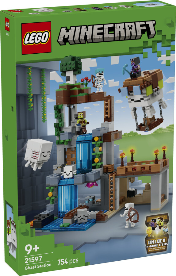 مجموعه ساختنی ایستگاه گاست لگو LEGO ماینکرفت Minecraft مدل 21597، ۷۵۴ قطعه، حداقل سن ۹ سال