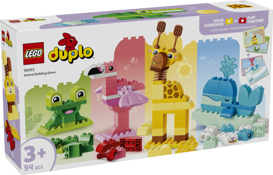 بازی ساختنی حیوانات لگو LEGO DUPLO، مدل 10472، ۹۴ قطعه، حداقل سن ۳ سال