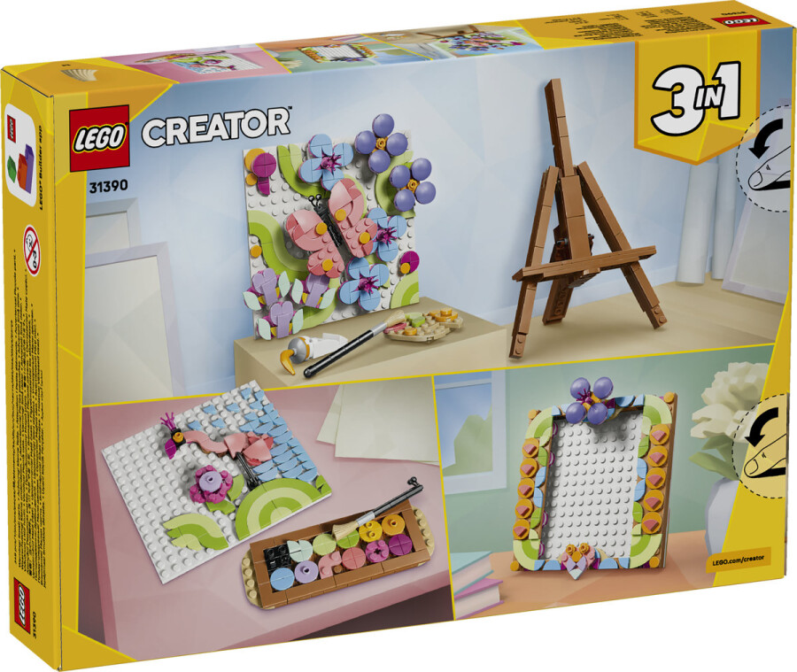 مجموعه ساختنی لگو LEGO کریتور ۳ در ۱ مدل 31390، تابلوی گل‌دار، ۳۴۸ قطعه، حداقل سن ۸ سال