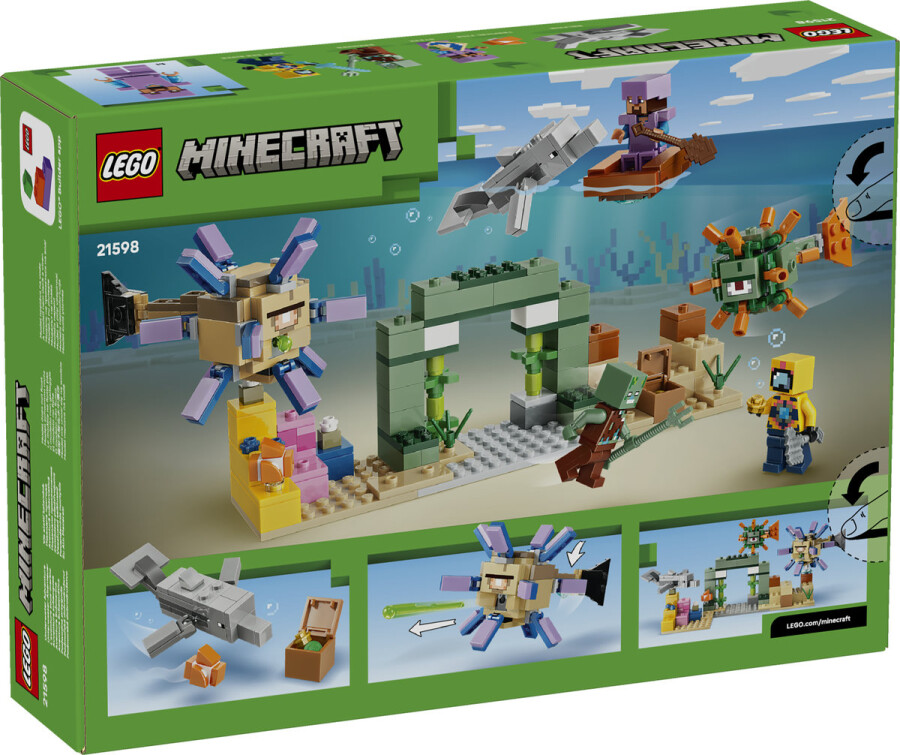 مجموعه ساختنی ماجراجویی زیر آب لگو LEGO ماینکرفت Minecraft مدل 21598، ۳۱۰ قطعه، حداقل سن ۸ سال