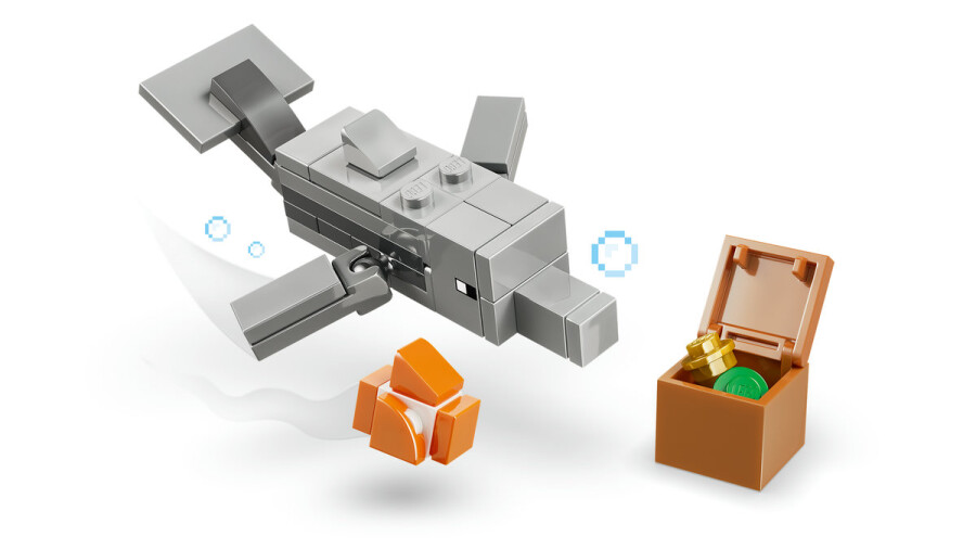 مجموعه ساختنی ماجراجویی زیر آب لگو LEGO ماینکرفت Minecraft مدل 21598، ۳۱۰ قطعه، حداقل سن ۸ سال