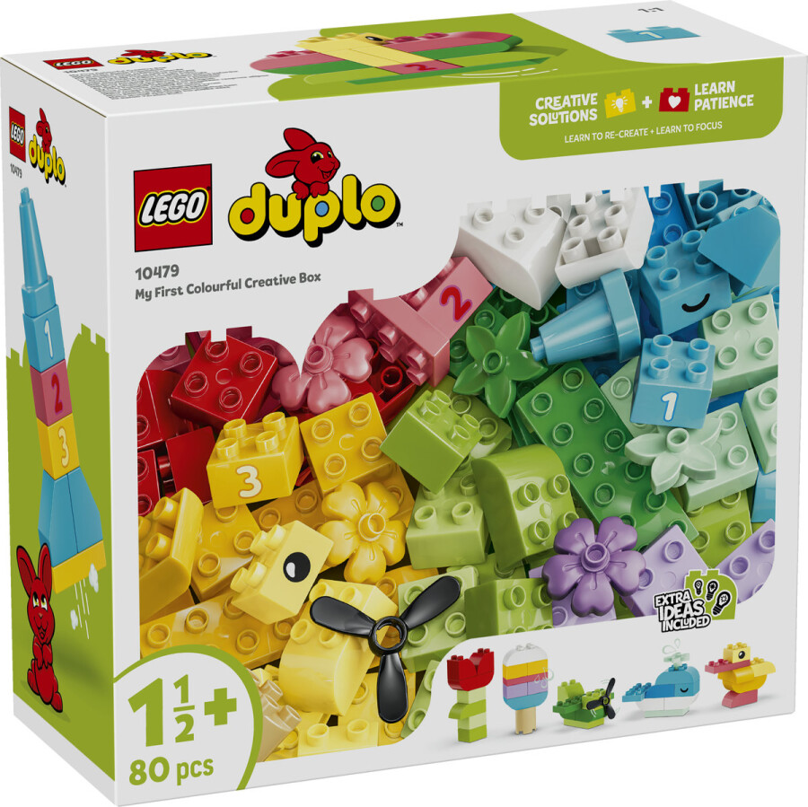 مجموعه ساختنی خلاقانه لگو LEGO دوپلو DUPLO مدل 10479، ۸۰ قطعه، حداقل سن ۱۸ ماه