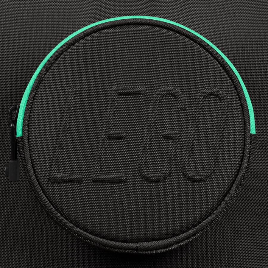 کوله‌پشتی طرح قطعه ساخت 1x2 لگو LEGO سری آیکونیک، مدل 20204B-0354، مشکی و چندرنگ، ۱۸ لیتر